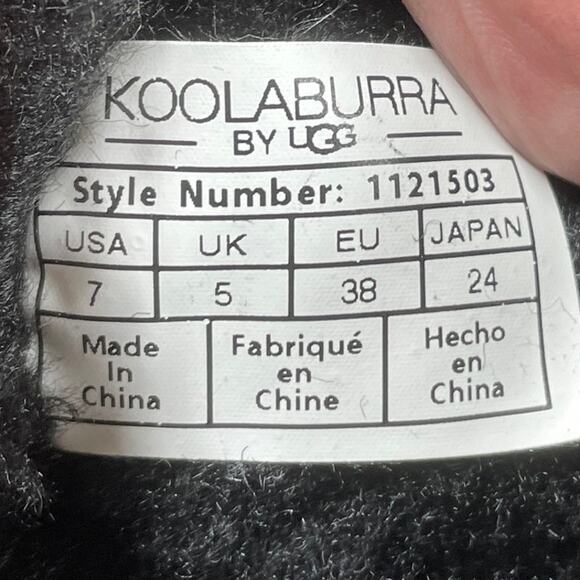 Koolaburra by UGG Women's Black Delene Mini Bootie Size 7 New Without Box - Picture 7 of 7